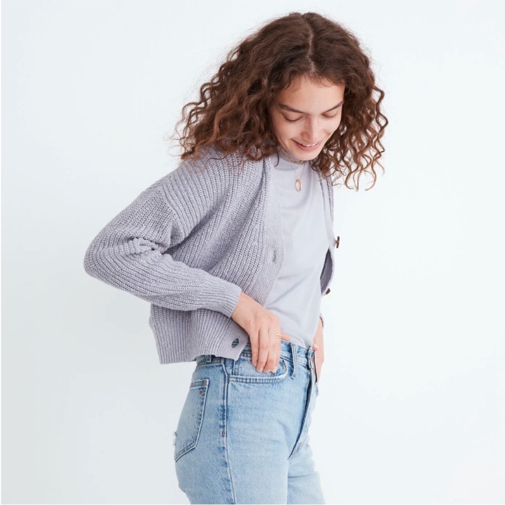 Madewell Women's Cropped Cardigan Sweater